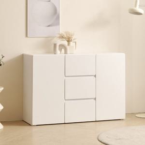 F41557 화이트 콤비 3단 서랍장 1200 1color