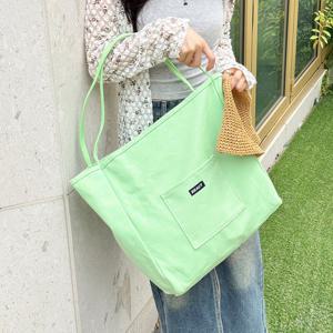 [기타브랜드]BR_2324 캔버스 에코백 캐주얼 숄더백 쇼퍼백 대학