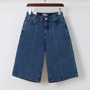 나야홍 / 아이우먼 핀탁라인5부데님팬츠 LOP353M507 빅사이즈