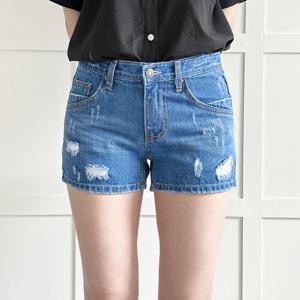 나야홍 / 아이우먼 빈티지스판3부청반바지 LOP387M507 빅사이즈