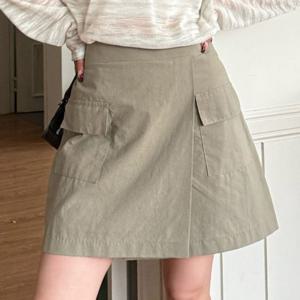 나야홍 / 아이우먼 유즈뒷밴딩팬츠스커트 LTU917M507 빅사이즈