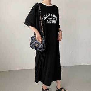 나야홍 / 아이우먼 시티오브반팔롱원피스 BAU896M507 빅사이즈