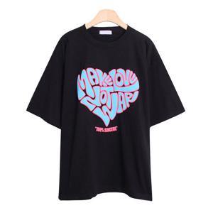 나야홍 / 아이우먼 러브발포포인트반팔티 BUQ544M507 빅사이즈