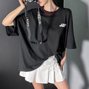 나야홍 / 아이우먼 컬러다이아박시티셔츠 NMU937M507 빅사이즈