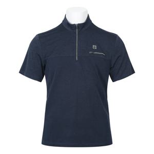 남자 로고 포인트 스판 반집업 반팔 티셔츠 FRX-TSH-105-네이비