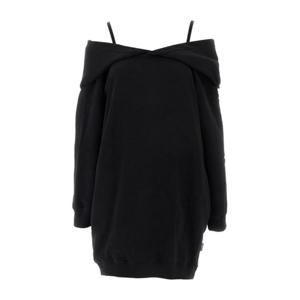 MM6메종마르지엘라 블랙 스파게티 스트랩 미니 원피스 S52DD007