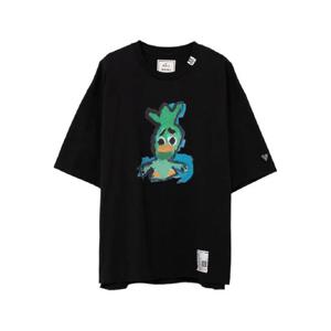 메종미하라야스히로 레온 덕 프린트 티셔츠 J15TS763