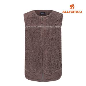 [올포유][올포유] 여성 테이프장식 부클 패딩 베스트 ALVEL9231-