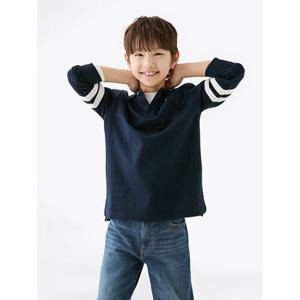 타미힐피거 키즈 T42F6KKT310BT1 믹스 그래픽 폴로 셔츠