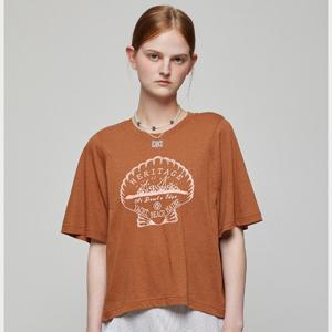 [듀엘]DEWL  프린트 린넨 티셔츠_D252MSM058