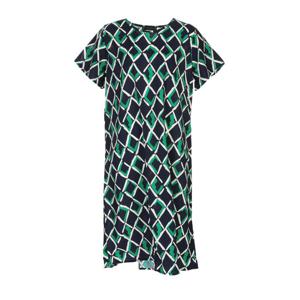 [몬테밀라노]체크 나염 인견 원피스 X5SA0O629A