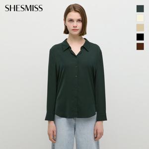 [쉬즈미스] 레귤러 오픈 카라 셔츠_SWWSTP32020
