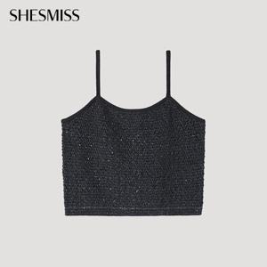 [쉬즈미스] 펄 크로셰 니트 뷔스티에_SSKVTP32010_CH