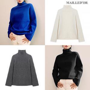 [홈쇼핑인기]마예도르 울 캐시미어 하이넥 풀오버