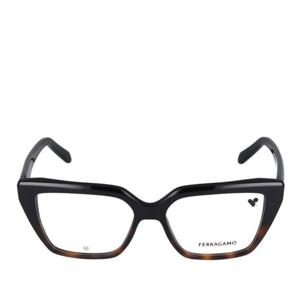 페라가모 블랙 토르토이즈 캣아이 안경테 SF2971 006