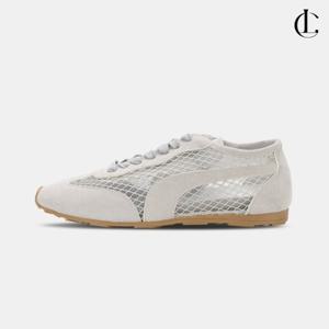 엘케이트 여자 스니커즈 레이스업 메쉬 소가죽 여름 운동화 LGE231