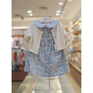 아가방 세이브존06 마리블루플라워원피스 01S534J054