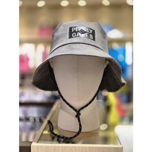 [파리게이츠]531E3CP054_GY-남여공용 배색 로고 탭 스트링 버킷햇-(25년가을)