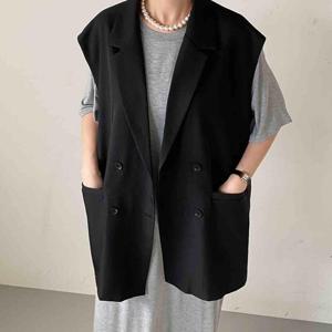 나야홍 / 아이우먼 더블테일러드재킷베스트 RAU128M507 빅사이