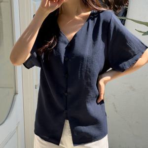 나야홍 / 아이우먼 얼굴소멸브이블라우스 RDU952M507 빅사이즈