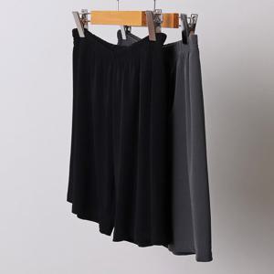 나야홍 / 빅사이즈쇼츠팬츠 0379L507 데일리밴딩스판반바지 WW