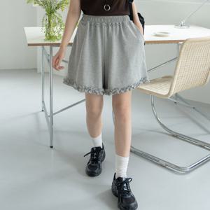 나야홍 / 아이우먼 가드닝프릴끈밴딩숏팬츠 GOV010M507 빅사이