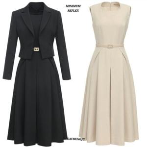 [미니멈]MD 자켓 원피스 페미닌 투피스 셋트  MD MYAAWO1250 MD_