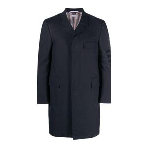 톰브라운 4바 클래식 체스터필드 오버코트 네이비 MOC005A 06146 420
