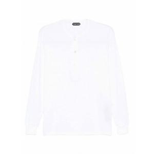 [TOMFORD] 라프리마 남성 티셔츠 앤 폴로 화이트 JHL019JMC067 AW002 /10