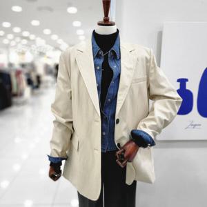 [비지트인뉴욕]페이크 오버핏  레더자켓 VB2LE70_US