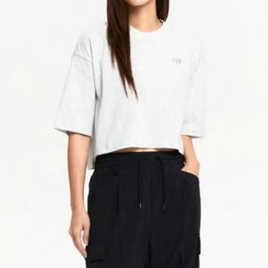 [뉴발란스]뉴발란스 여성 스몰로고 반팔티 오버핏 NBNEE4S082-15