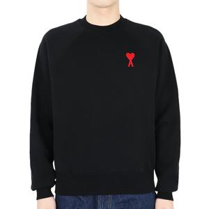 디몬트 23 S/S 아미 남성 스몰 하트 루프백 코튼 맨투맨(블랙) USW004 747 009