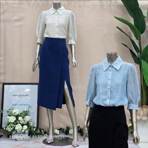 [미니멈]MD 스트라이프 카라넥 블라우스 MD MMZBGWB3920 M_CJ