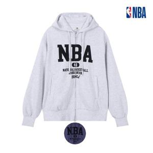 [엔비에이]남여공용 에센셜 빅 그래픽 루즈핏 점퍼 후드집업 (N253TJ011P)