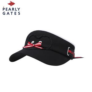 [파리게이츠] 여성 프레이드 하트 리본 탈착 썬바이저