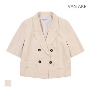 [반에이크][반에이크] 더블버튼 반소매 자켓_VB34JKM101Z (P0035