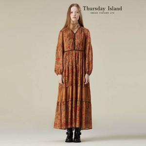 [Thursday Island] 벨벳테잎 맥시 원피스(T236MOP150W)