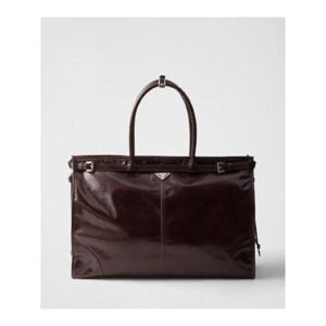 프라다 프라다 버건디 토트백 2180940