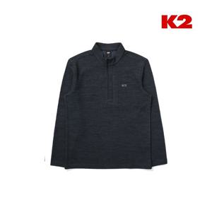 [케이투 (행사)]남성 간절기 긴팔 FLYHIKE 멜란지 집업 티셔츠 KMU23217