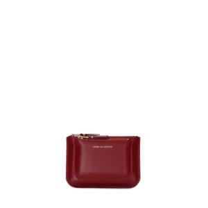 꼼데가르송 클래식 레더 라인 파우치 지갑 SA8100OP 3 RED