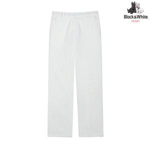 [블랙앤화이트]여성 패딩 기모 트리코트 반전 부츠컷 팬츠 5134LXWP_WHITE