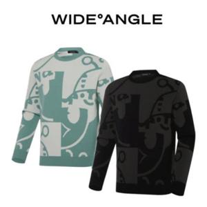 [와이드앵글]  WMU23K73   WG 피카소 라운드 스웨터 M