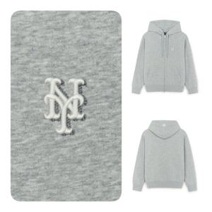 MLB 공용 베이직 미디움로고 후드집업(3ATRB0154-09MGS)