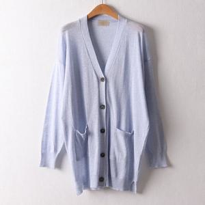 나야홍 / 아이우먼 얇은썸머포켓가디건 RMD602M508 빅사이즈