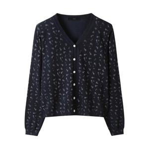 [르샵]플라워 V넥 니트 가디건 (DP3CK005A)