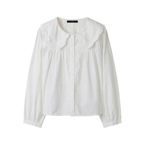 [르샵]데일리 레이스 카라 코튼 블라우스 (DP3BA045A)