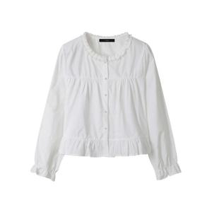 [르샵]셔링 레이스 카라 블라우스 (DP3BA041A)