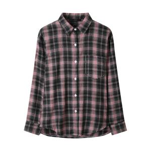 [르샵]빈티지 체크 루즈핏 긴팔 셔츠 (DP3BA037A)