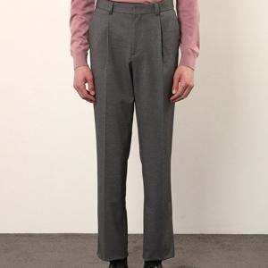 편안하고 구김이없는 분또프린트원턱 스판 팬츠 MITDL4F8101