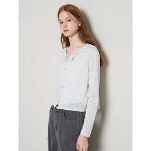 [르샵]소프트 스트라이프 긴팔 가디건 (DP3CK019A)